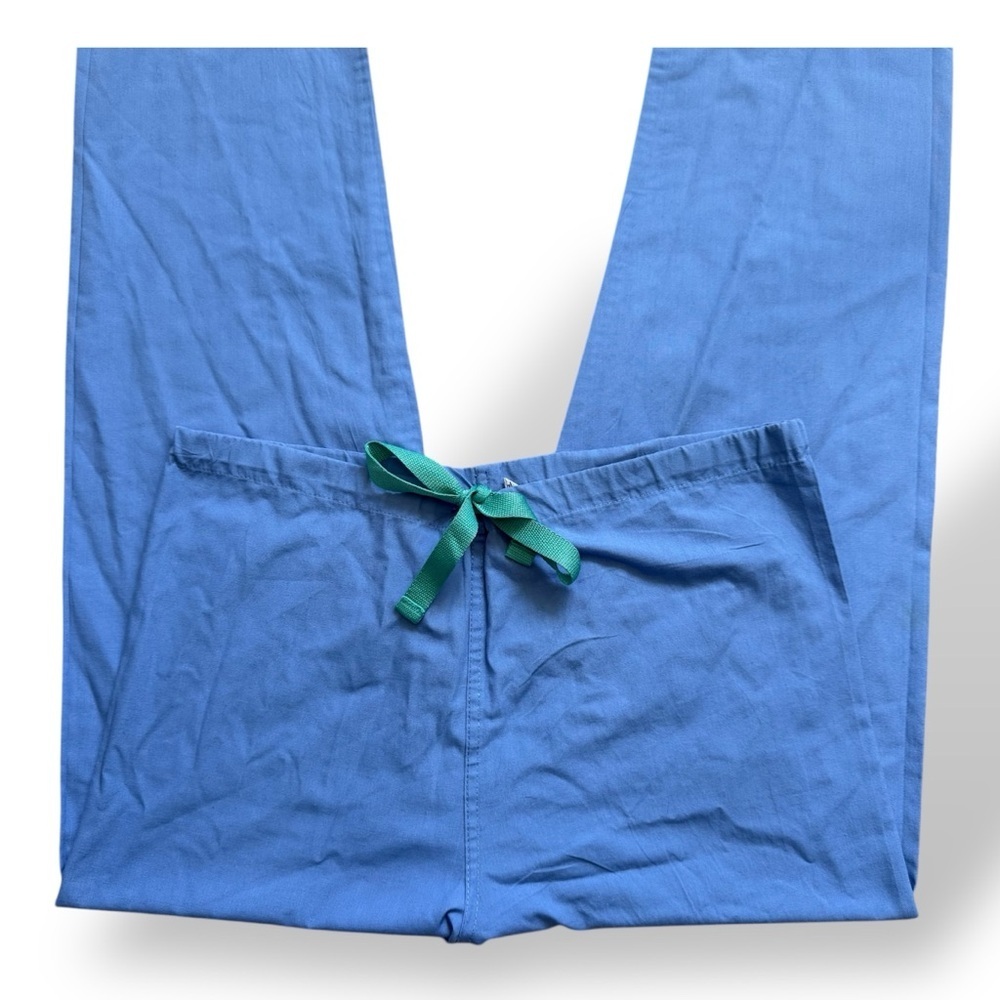 American Dawn Medical Women’s Blue Scrub Pants with Waist Drawstring Siz… - Picture 4 of 4